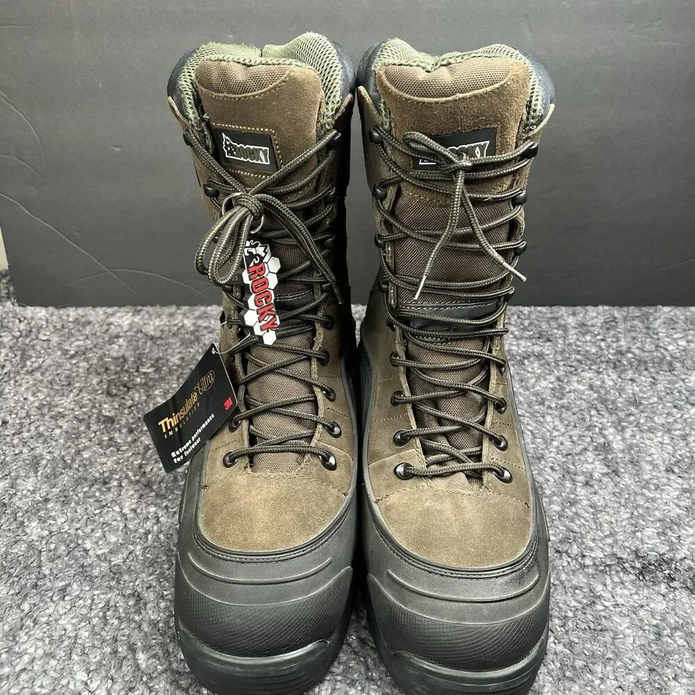 NEW Rocky BlizzardStalker Pro Waterproof 1200G Insulated Boots Men's Sz 13 NWOB